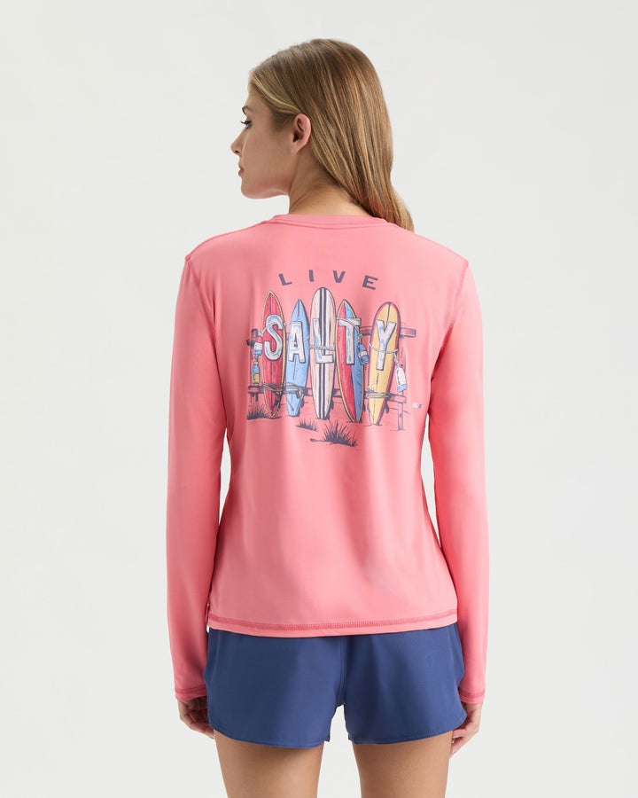 Women’s Salty Lineup SLX Performance Long Sleeve Shirt