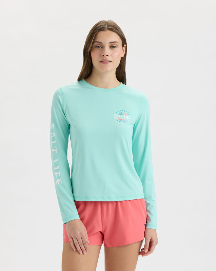 Women’s Paradise Awaits SLX Performance Long Sleeve Tee