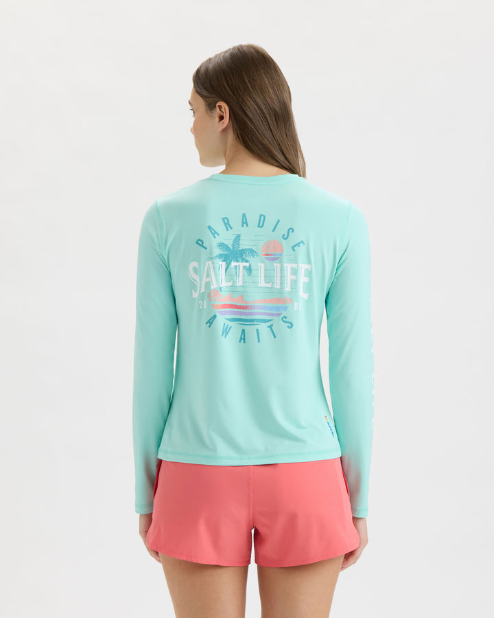 Women’s Paradise Awaits SLX Performance Long Sleeve Tee