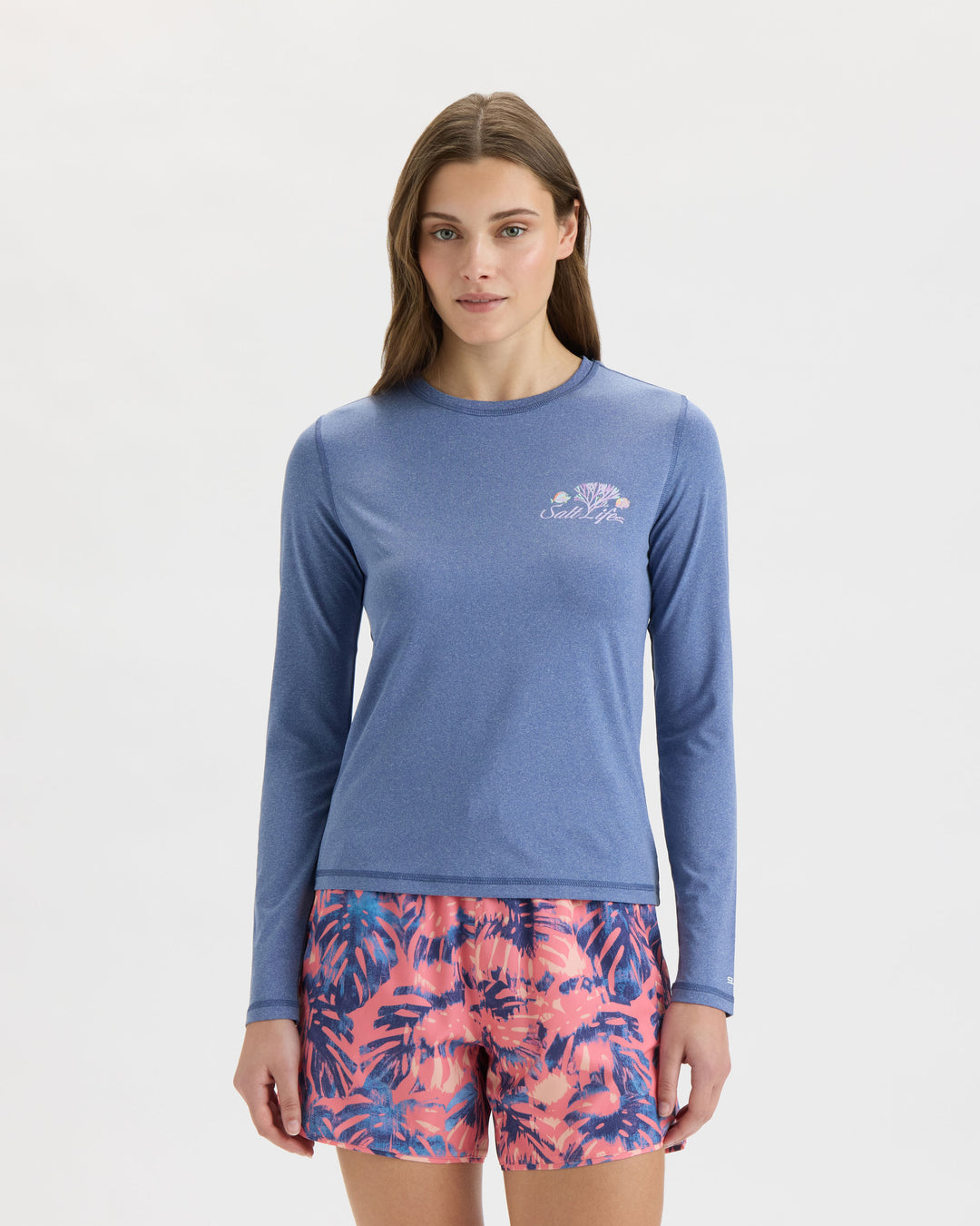 Women’s Colorful Coral Reef SLX Performance Long Sleeve Tee