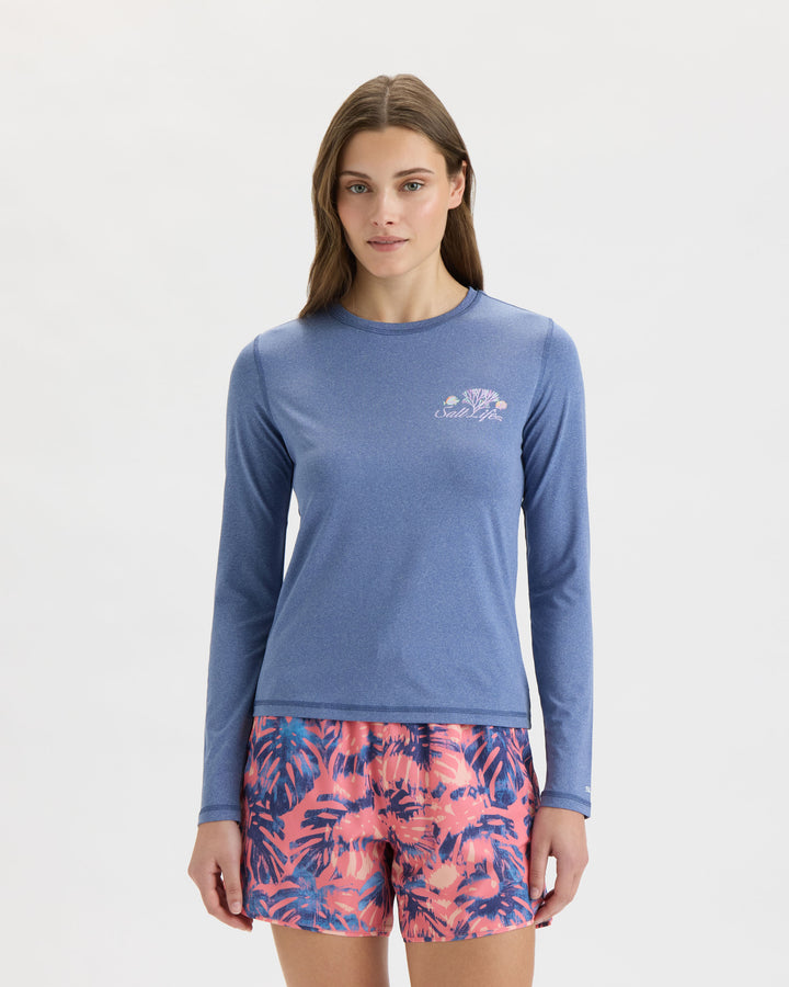 Women’s Colorful Coral Reef SLX Performance Long Sleeve Tee