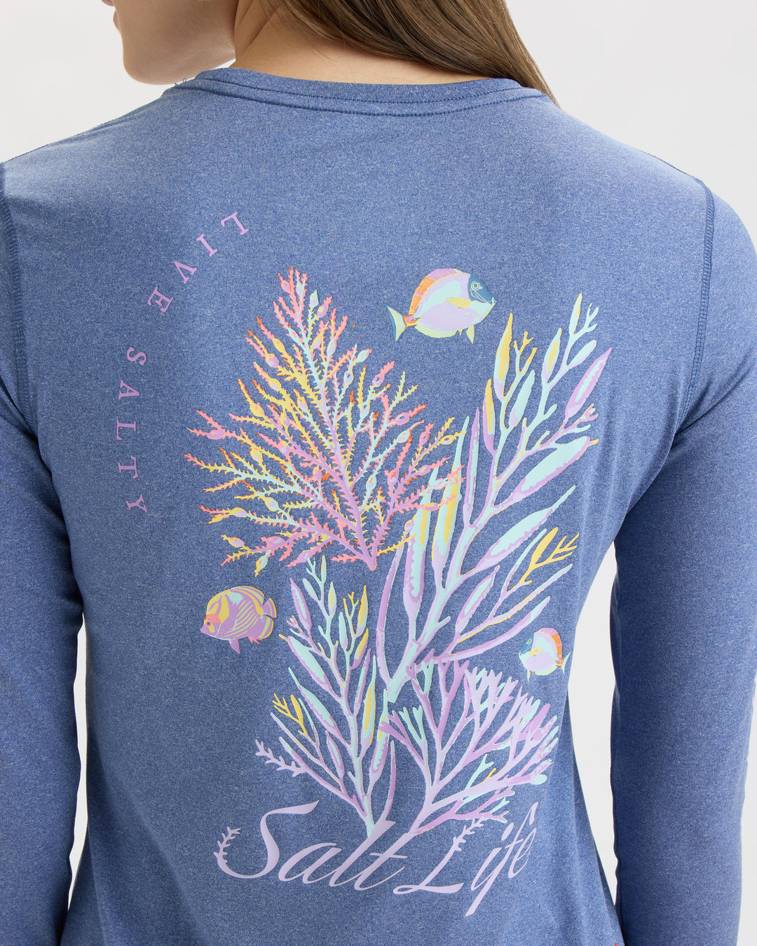 Women’s Colorful Coral Reef SLX Performance Long Sleeve Tee