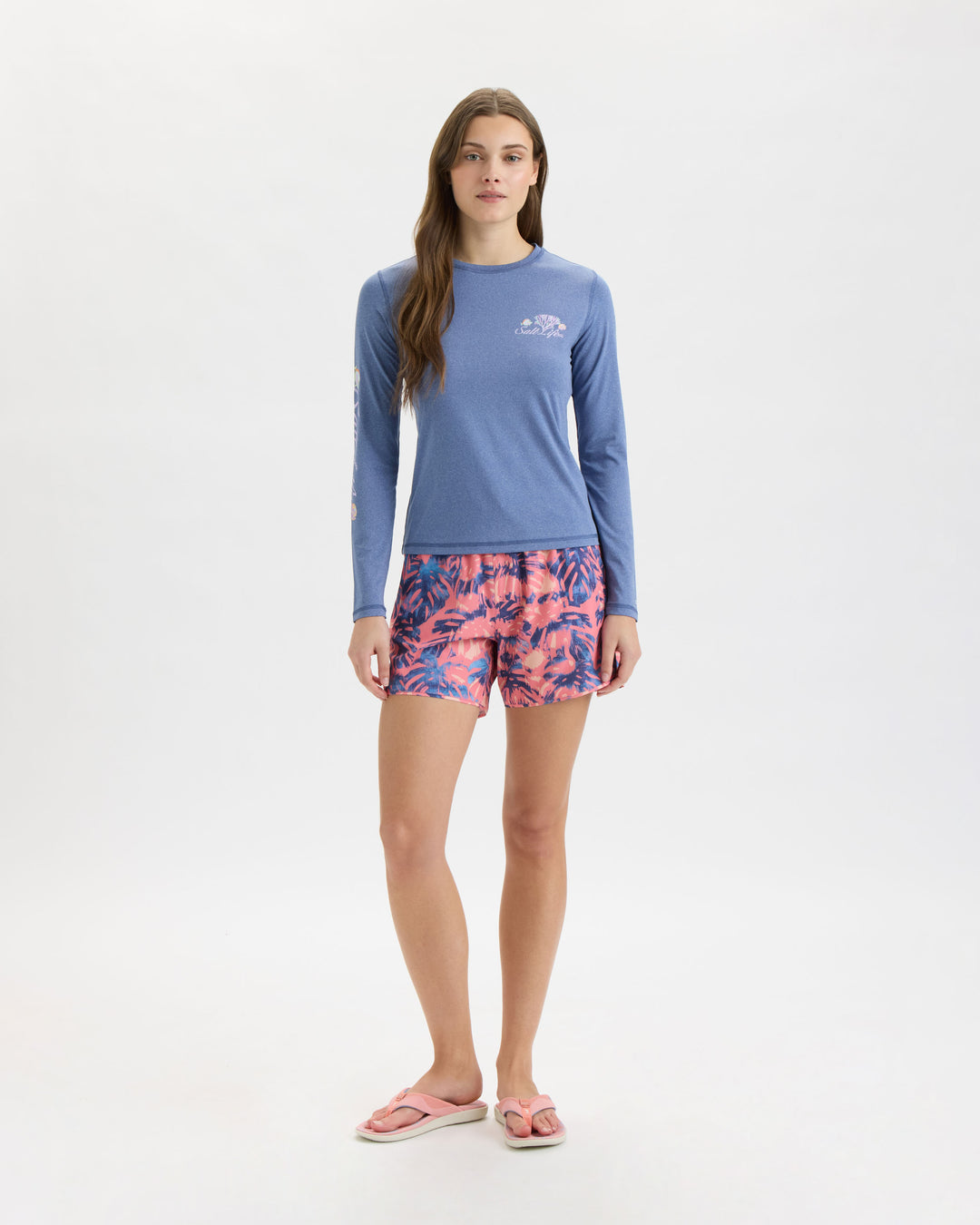Women’s Colorful Coral Reef SLX Performance Long Sleeve Tee