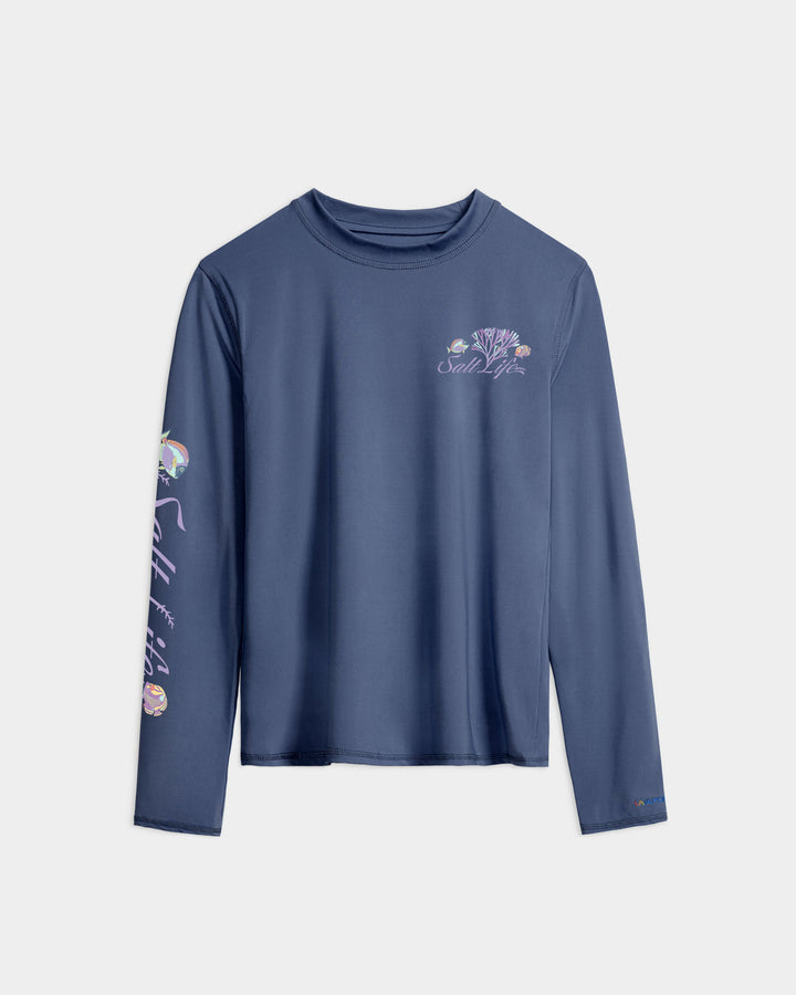 Women’s Colorful Coral Reef SLX Performance Long Sleeve Tee