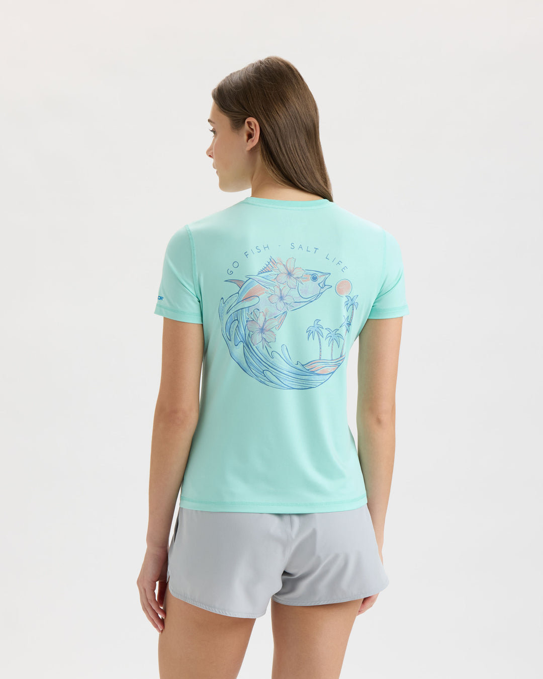 Women’s Go Fish Tuna Performance Short Sleeve Tee