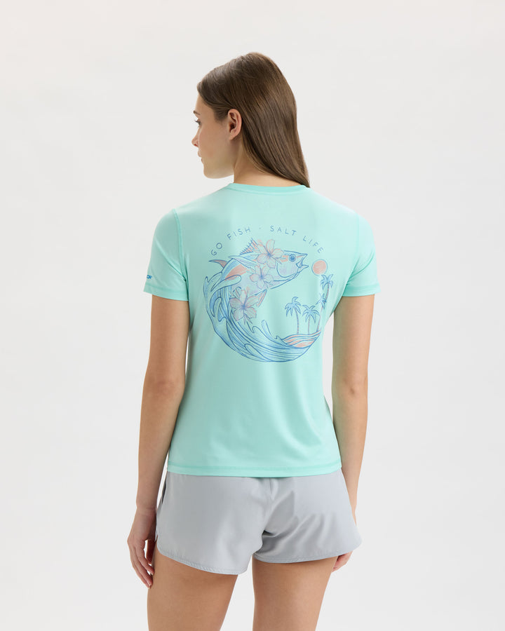Women’s Go Fish Tuna Performance Short Sleeve Tee