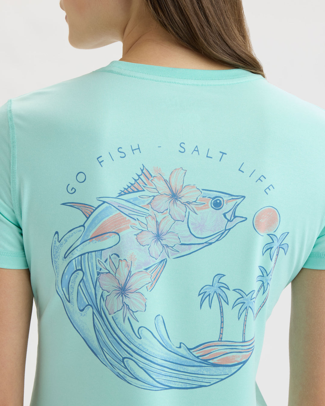 Women’s Go Fish Tuna Performance Short Sleeve Tee