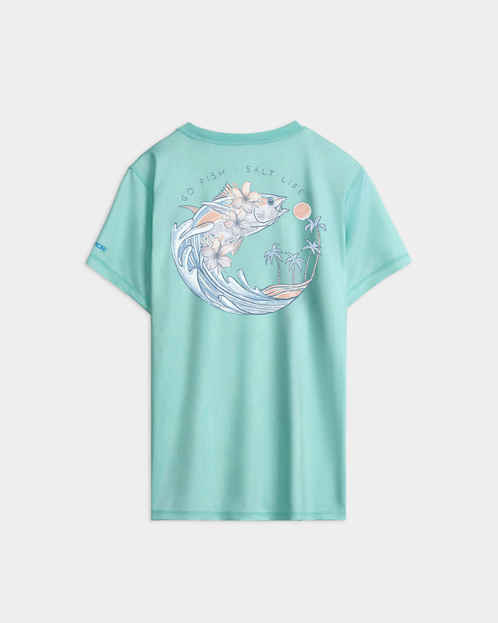 Women’s Go Fish Tuna Performance Short Sleeve Tee