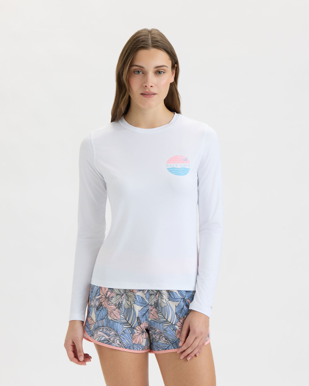 Women’s Coral Life Flag SLX Performance Long Sleeve Tee