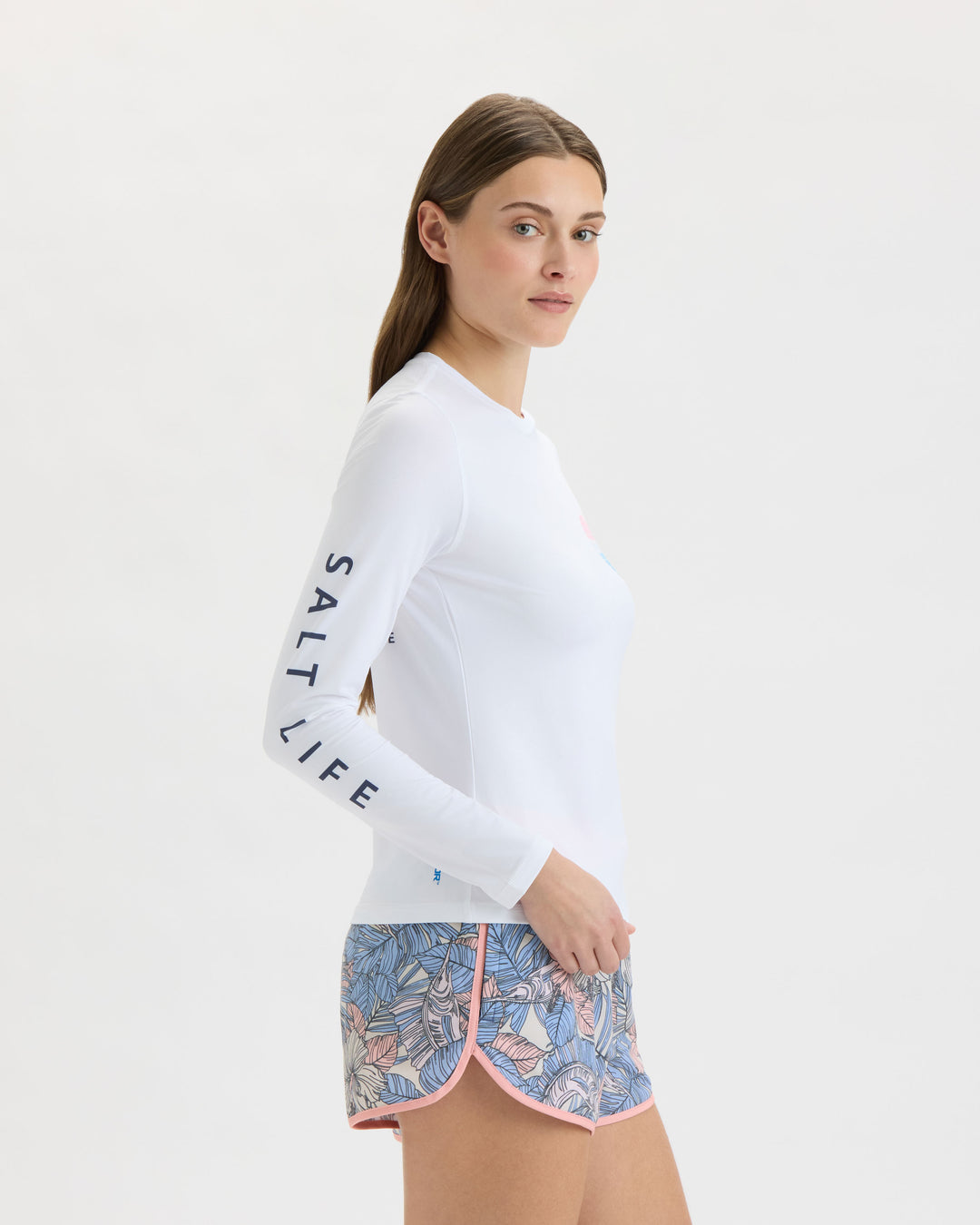 Women’s Coral Life Flag SLX Performance Long Sleeve Tee