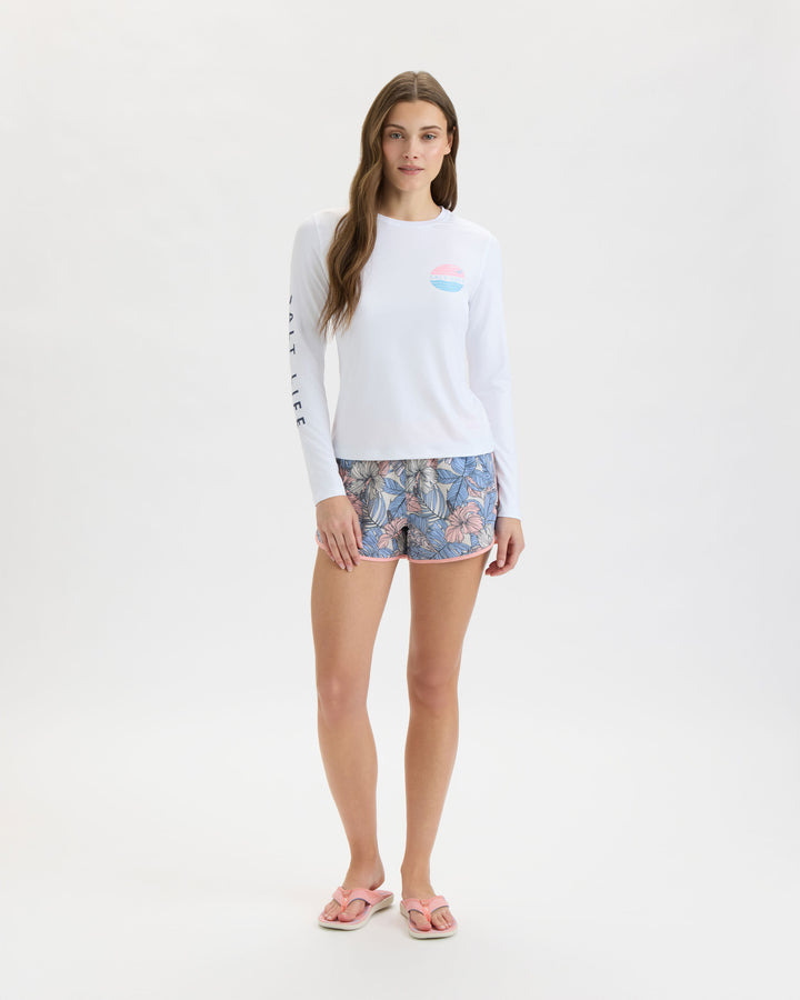 Women’s Coral Life Flag SLX Performance Long Sleeve Tee