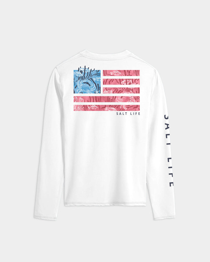 Women’s Coral Life Flag SLX Performance Long Sleeve Tee