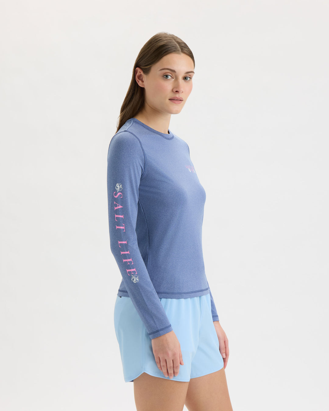 Women’s Salty Marlin Badge SLX Performance Long Sleeve Tee