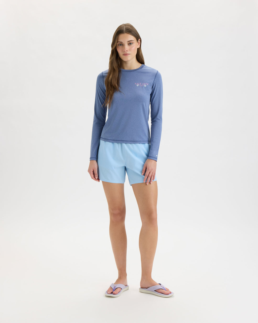 Women’s Salty Marlin Badge SLX Performance Long Sleeve Tee