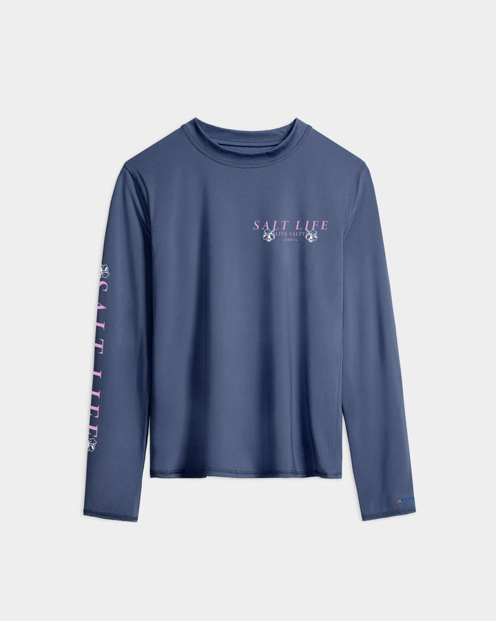 Women’s Salty Marlin Badge SLX Performance Long Sleeve Tee