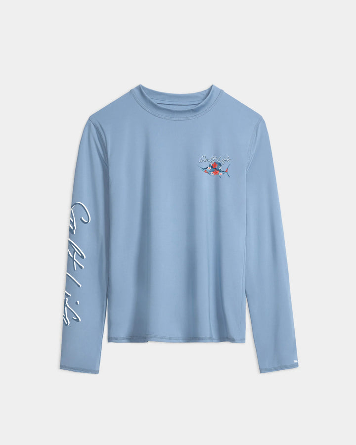 Women's Sailfish Camo Long Sleeve SLX Performance Tee
