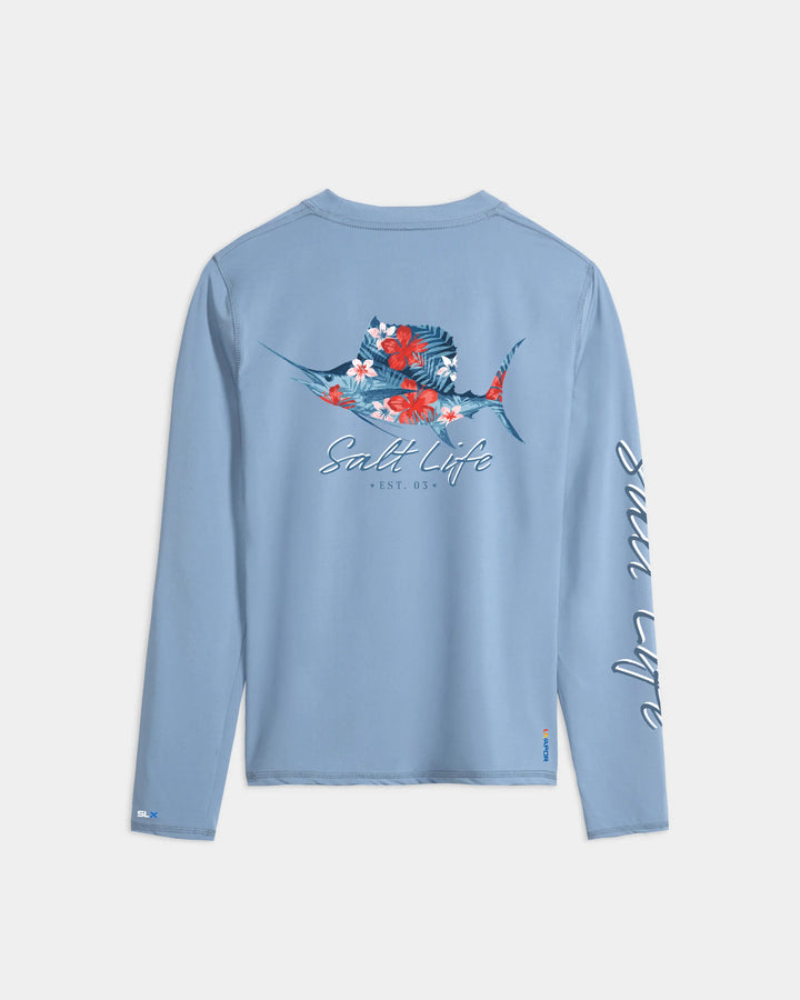 Women's Sailfish Camo Long Sleeve SLX Performance Tee