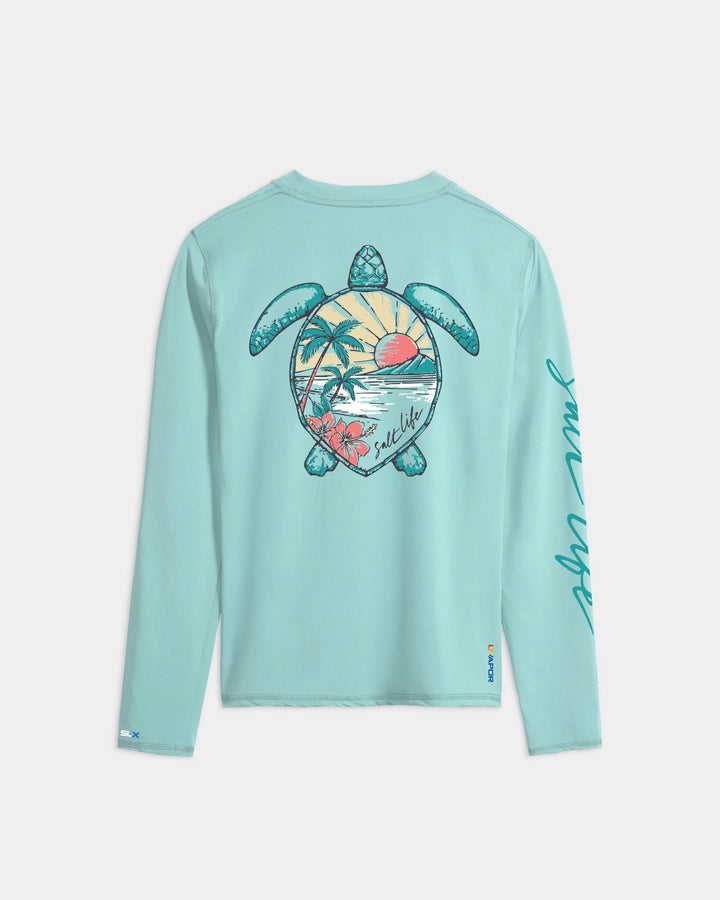 Women’s Sunset Turtle Performance Long Sleeve