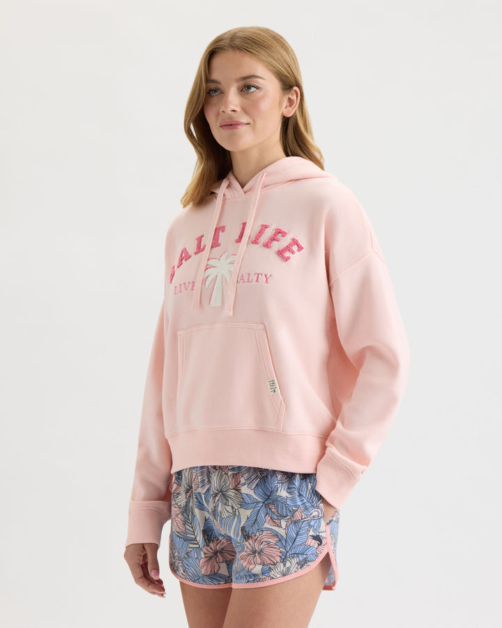 Women’s Fuzzy Palm Relaxed Hoodie