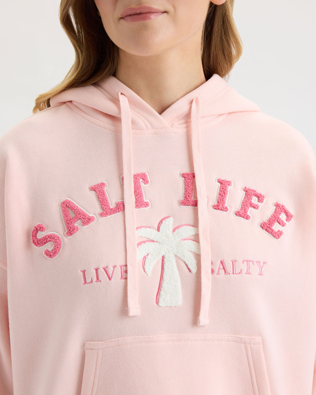 Women’s Fuzzy Palm Relaxed Hoodie