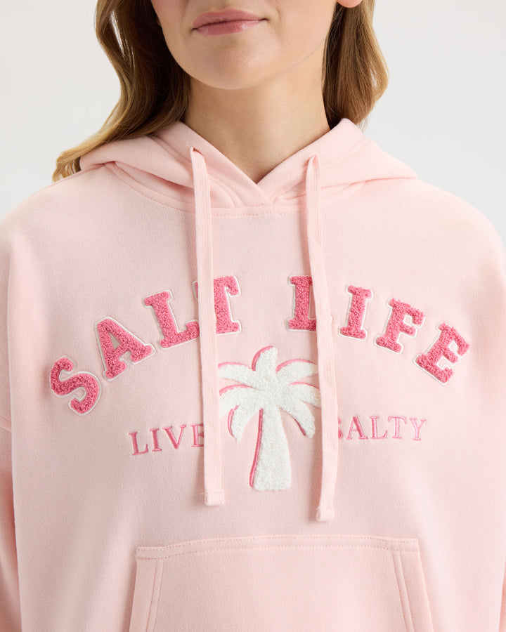 Women’s Fuzzy Palm Relaxed Hoodie