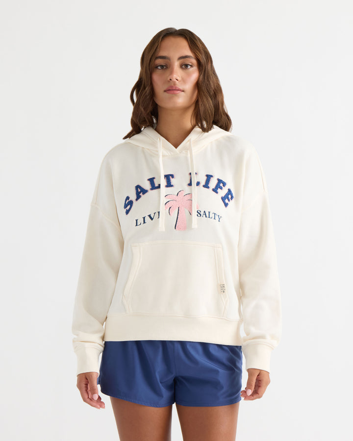 Women’s Fuzzy Palm Relaxed Hoodie