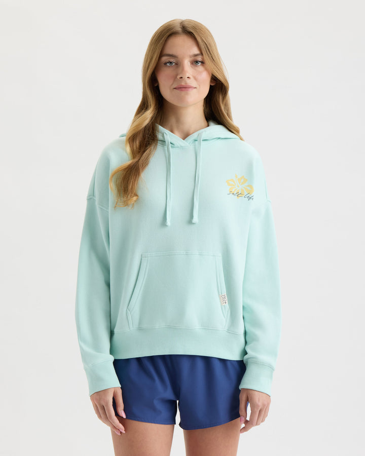 Women's Coastal Cowgirl LS Relaxed Fleece Hoodie