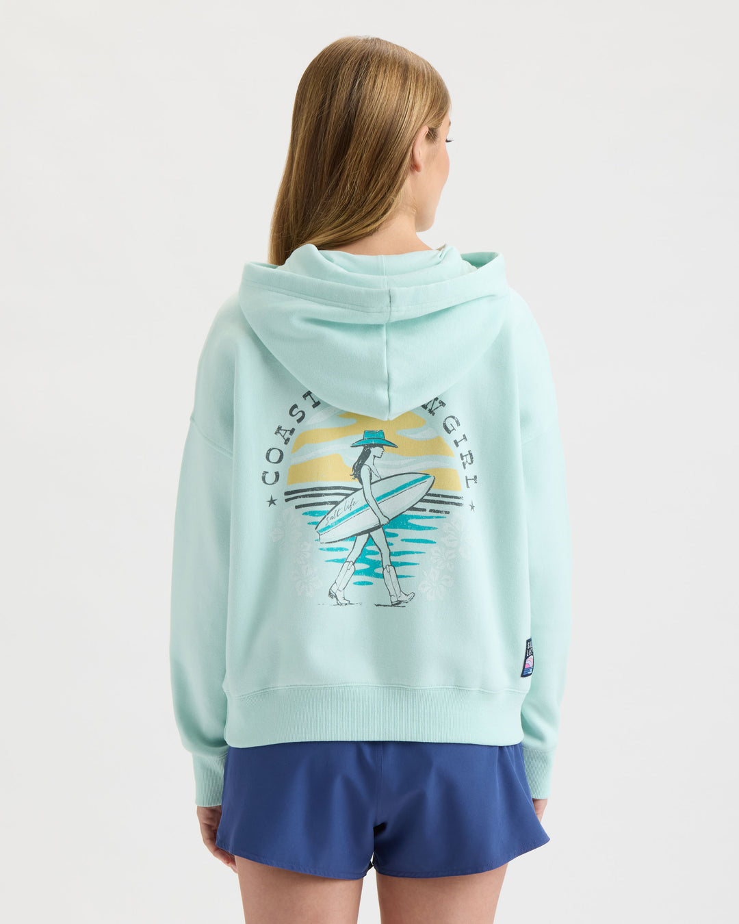 Women's Coastal Cowgirl LS Relaxed Fleece Hoodie