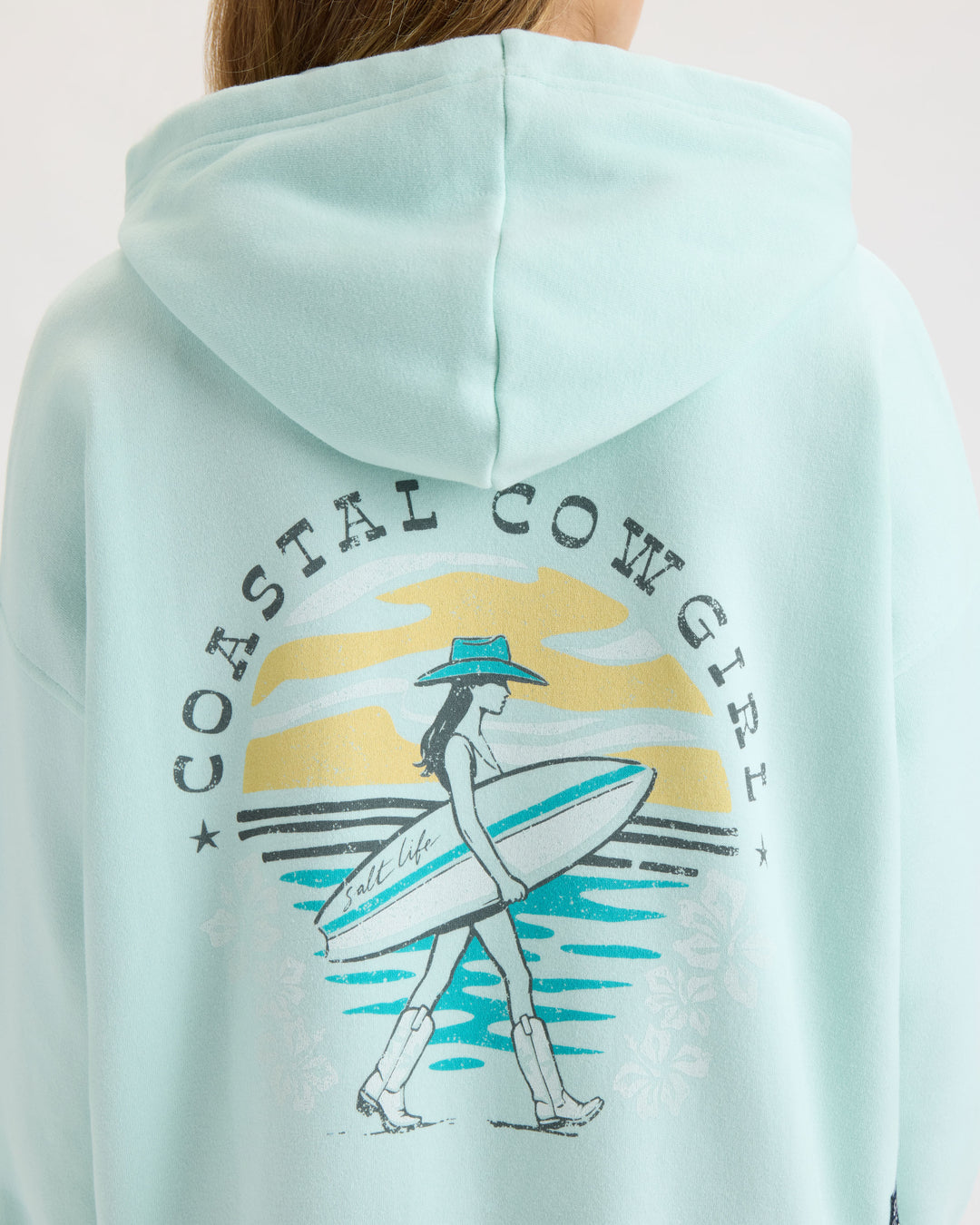 Women's Coastal Cowgirl LS Relaxed Fleece Hoodie
