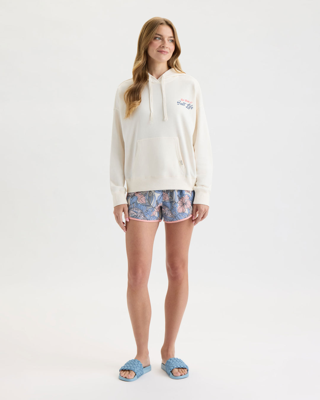 Women's Red White and Rowdy LS Relaxed Fleece Hoodie