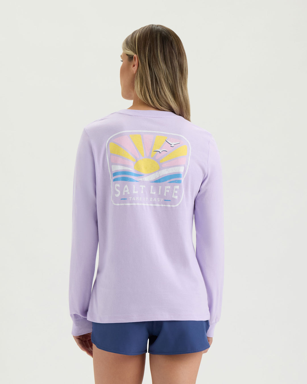 Women’s Sunset Logo Long Sleeve Tee