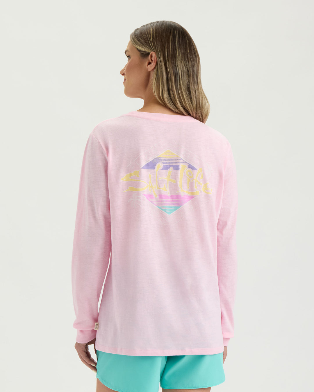 Women’s Diamond Badge Long Sleeve Tee
