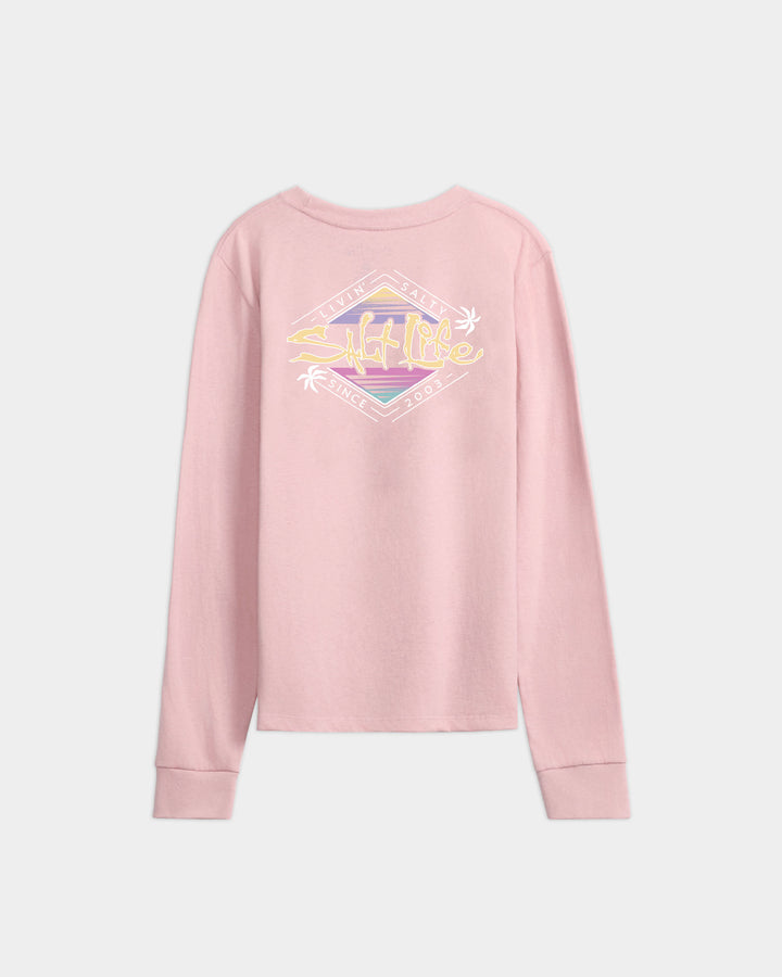 Women’s Diamond Badge Long Sleeve Tee