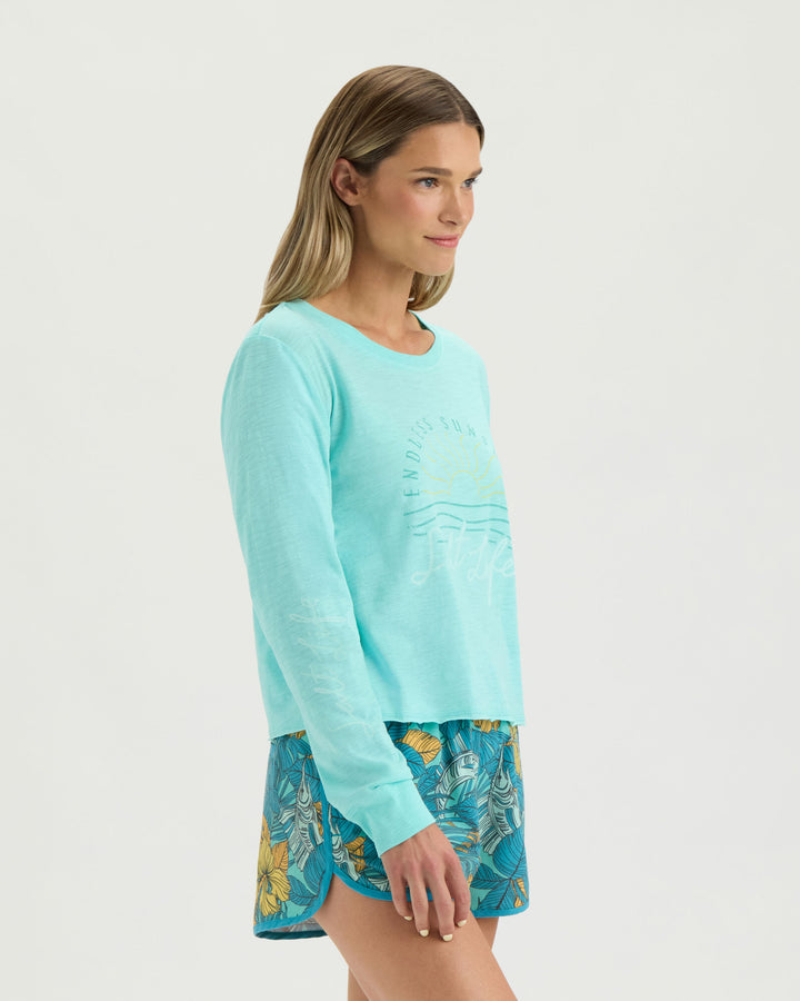 Women’s Cropped Long Sleeve Tee