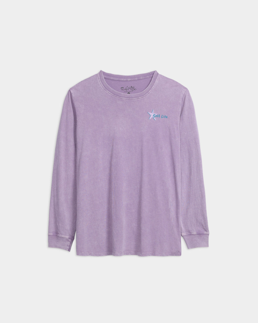 Women’s Beach Collage Cropped Long Sleeve Tee
