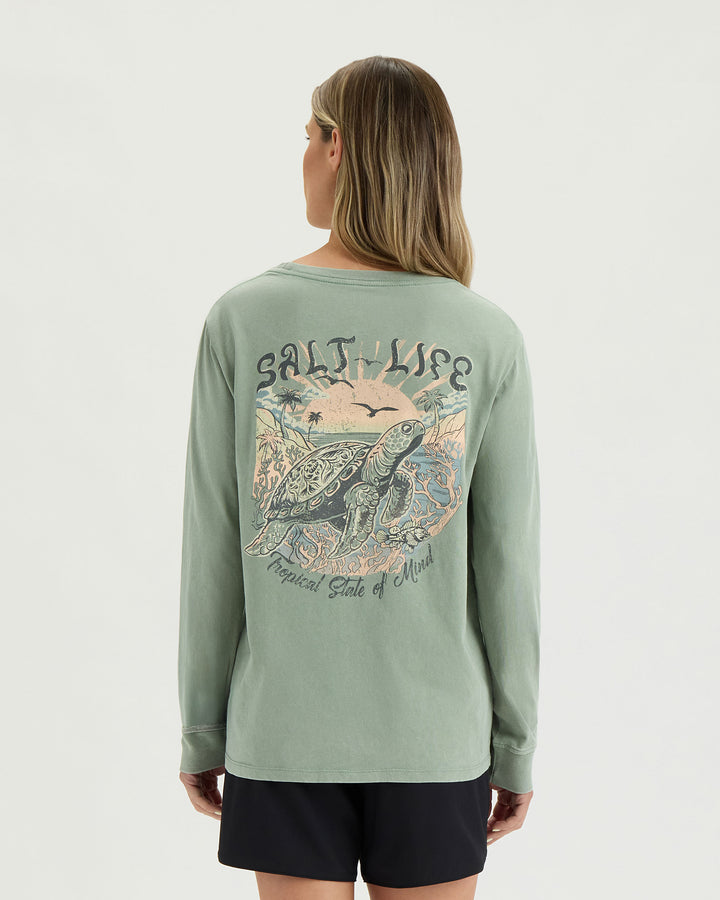 Women’s Save the Turtles Long Sleeve Tee