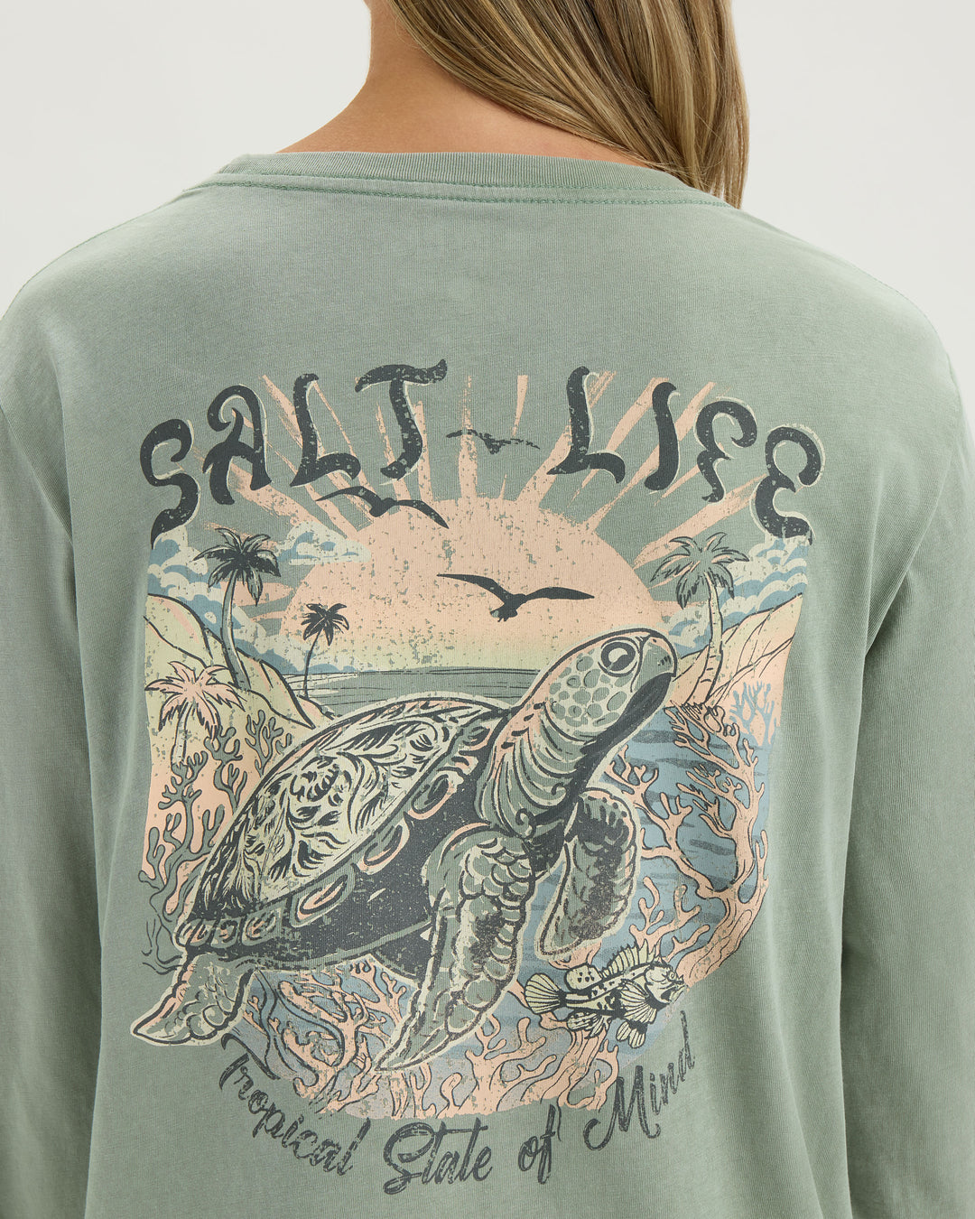 Women’s Save the Turtles Long Sleeve Tee