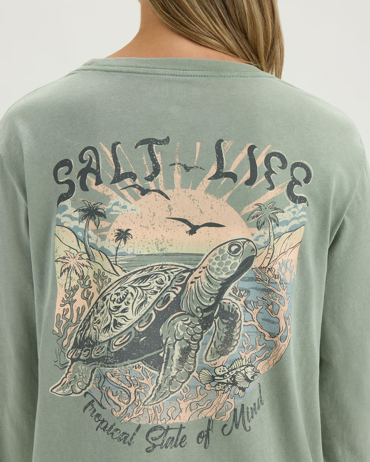 Women’s Save the Turtles Long Sleeve Tee