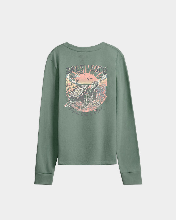 Women’s Save the Turtles Long Sleeve Tee