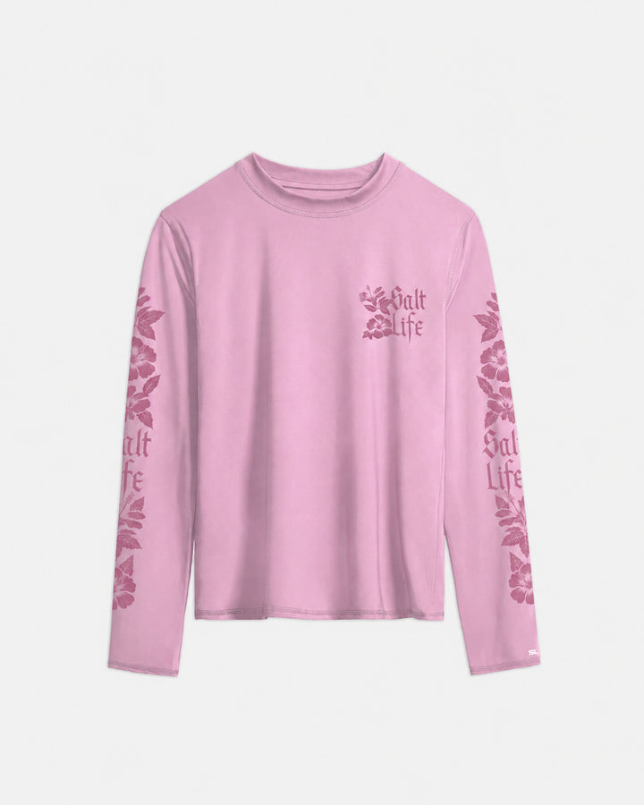 Women’s Gothic Hibiscus SLX Performance Long Sleeve Tee