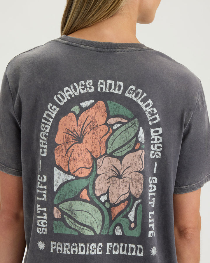 Women’s Floral Stainglass Short Sleeve Tee