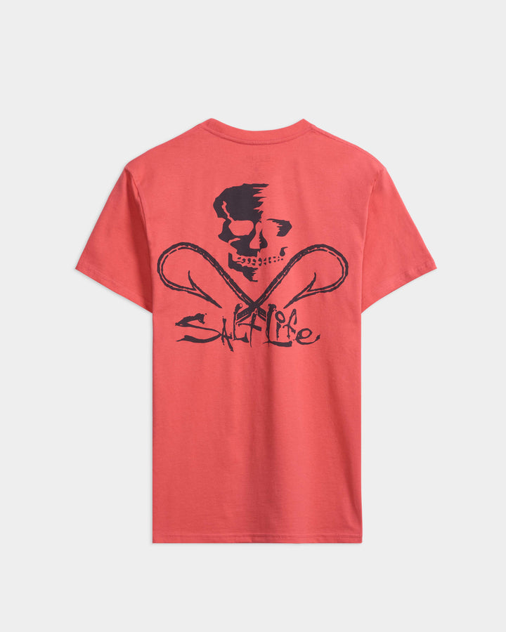 Men's Skull and Hooks Short Sleeve Tee - BIG