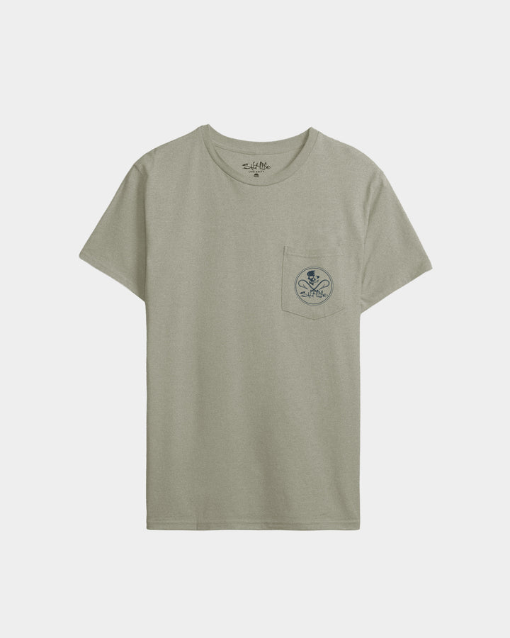 Men’s Skull and Hooks Short Sleeve Tee - BIG