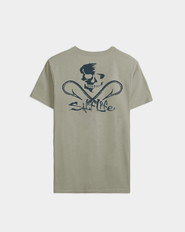 Men’s Skull and Hooks Short Sleeve Tee - BIG