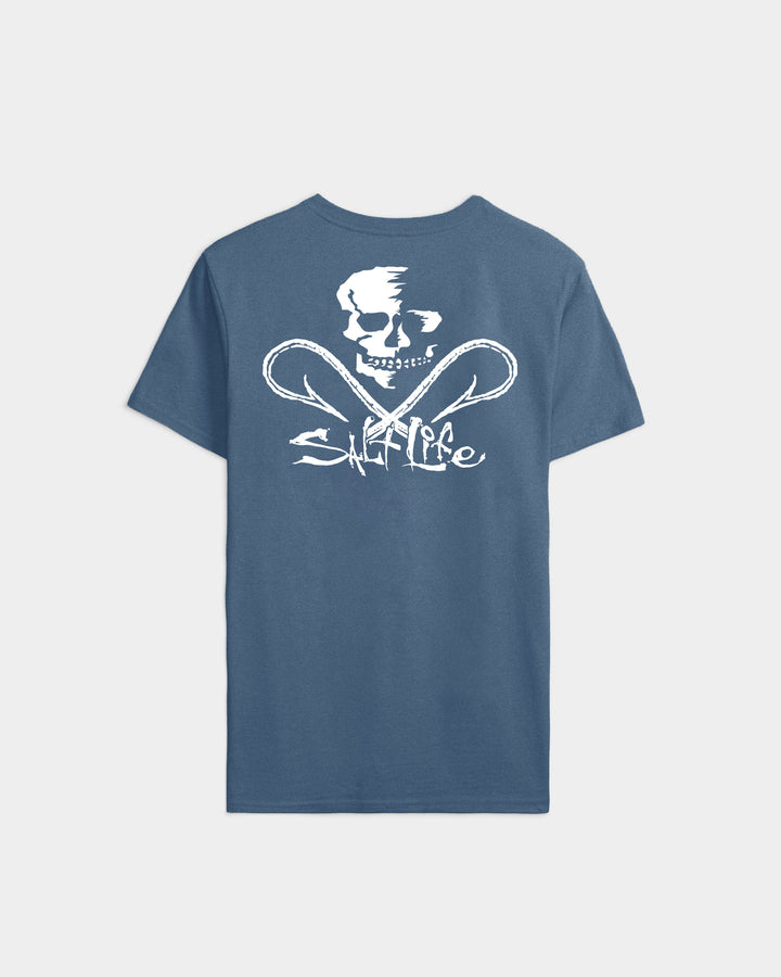 Men’s Skull and Hooks Short Sleeve Tee - TALL