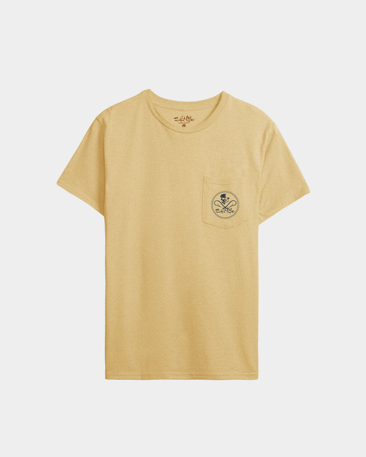 Men’s Skull and Hooks Short Sleeve Tee - TALL
