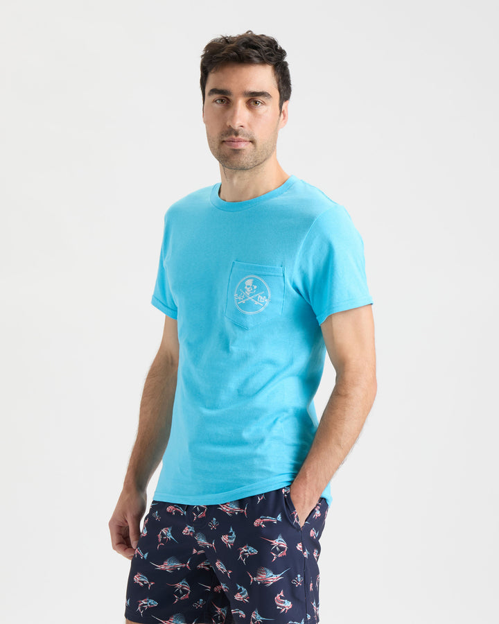 Men's Skull and Poles Short Sleeve Tee