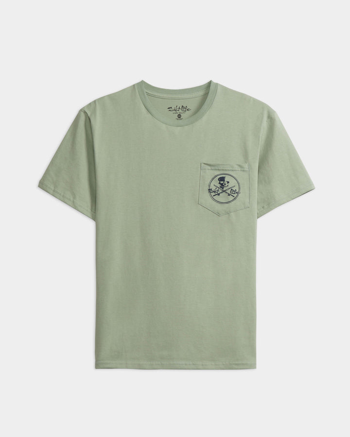 Men's Skull and Poles Short Sleeve Tee