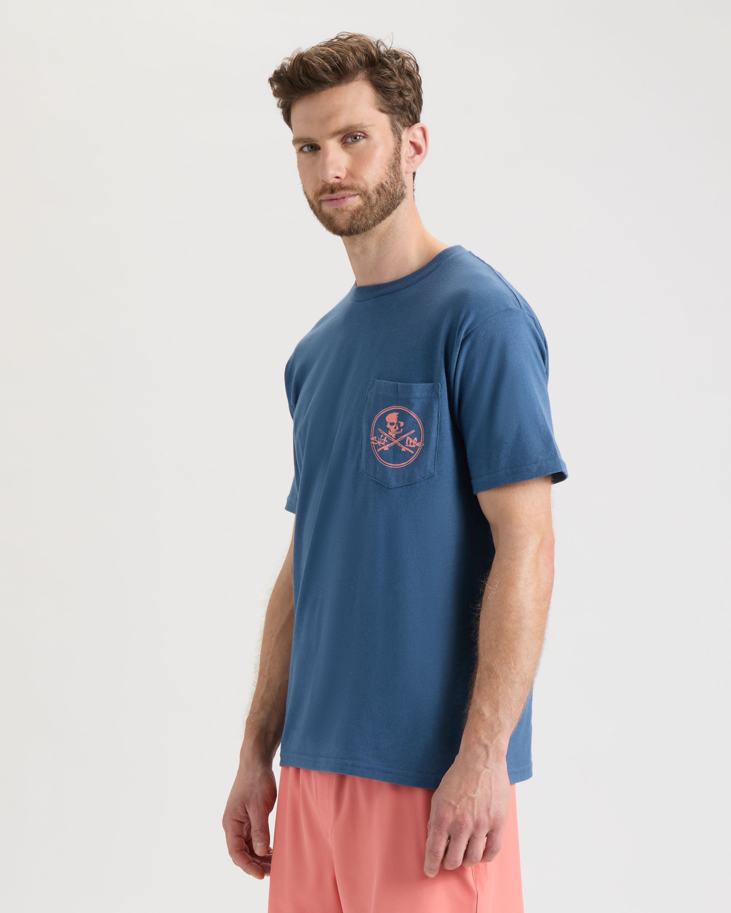 Men's Skull and Poles Short Sleeve Tee