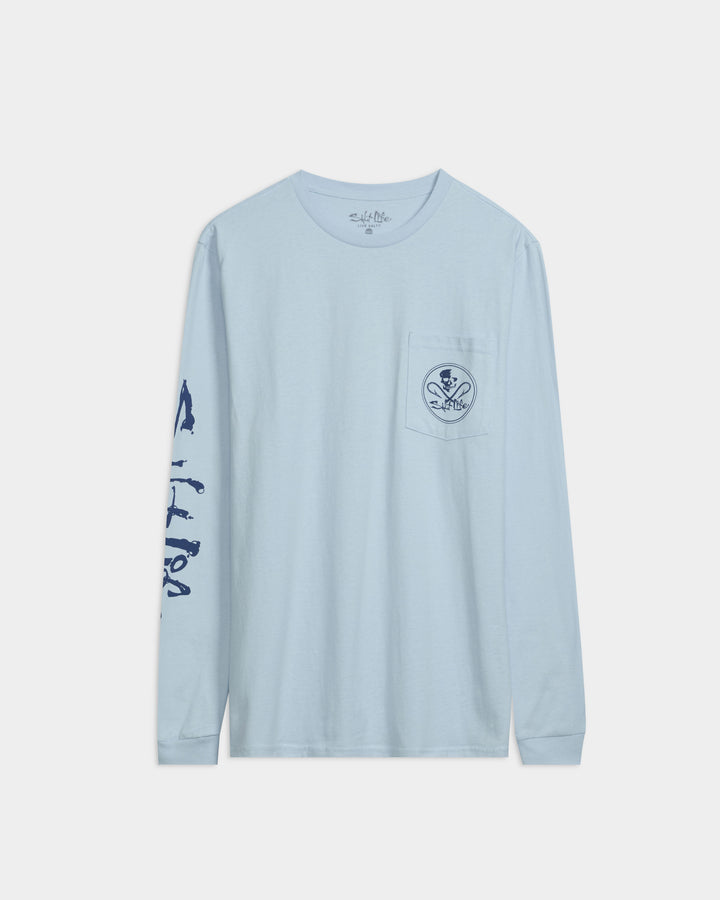 Men's Skull and Hooks Long Sleeve Shirt